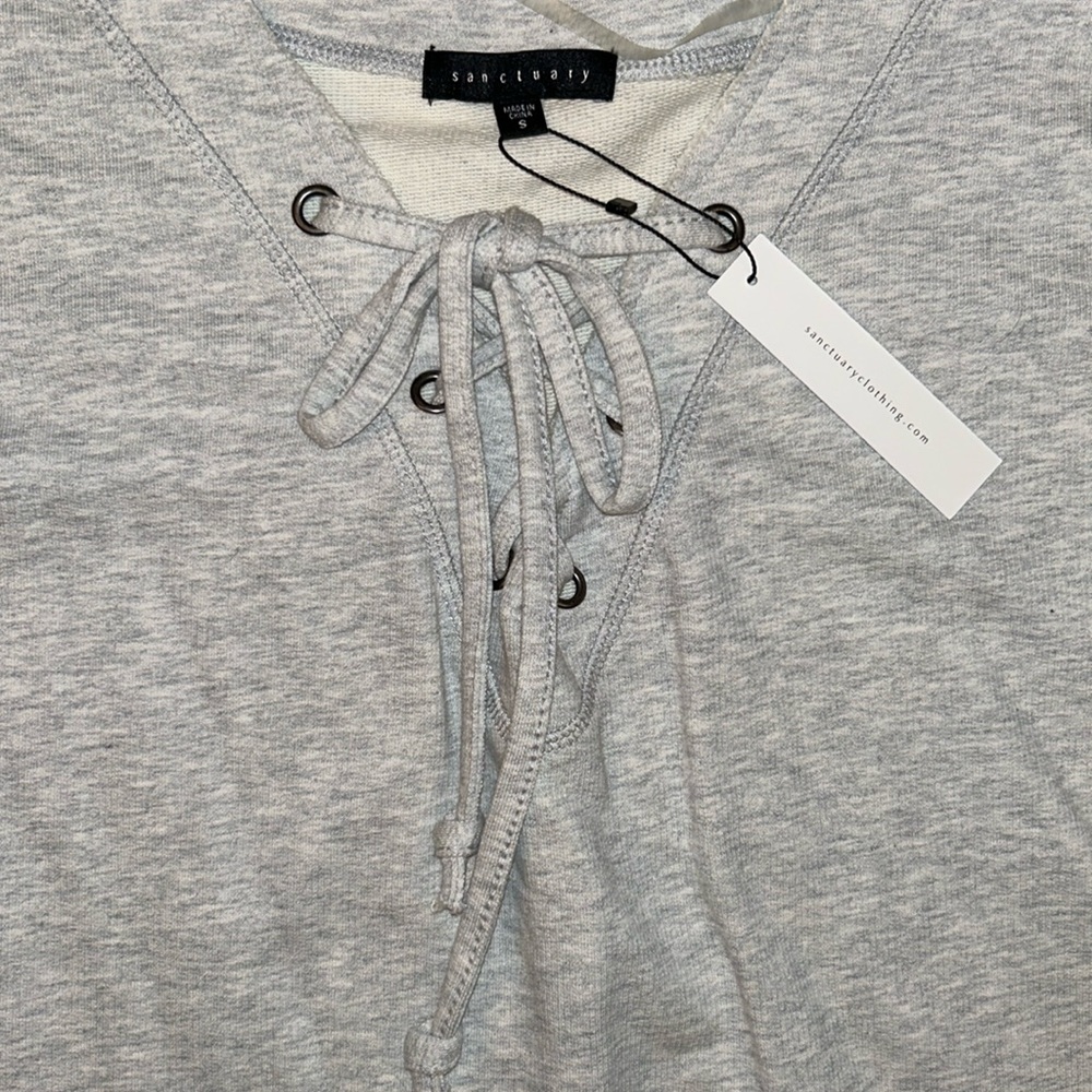 Sanctuary Flare Sleeve Cotton Sweater Midi Dress – Size Small – Sold Out NEW - Picture 6 of 8